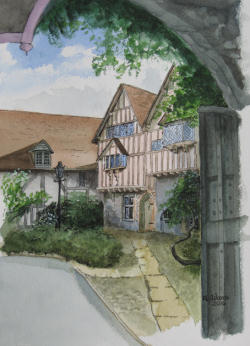 Painting of Winchester by Neil Adams