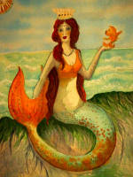 Painting of mermaid