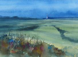 Painting of Snettisham Church